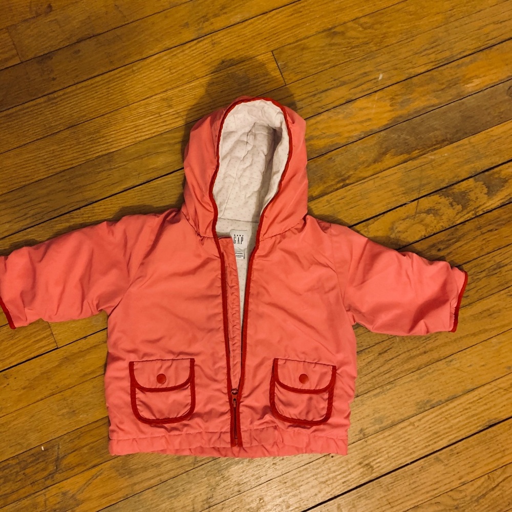 Baby gap pink apple jacket